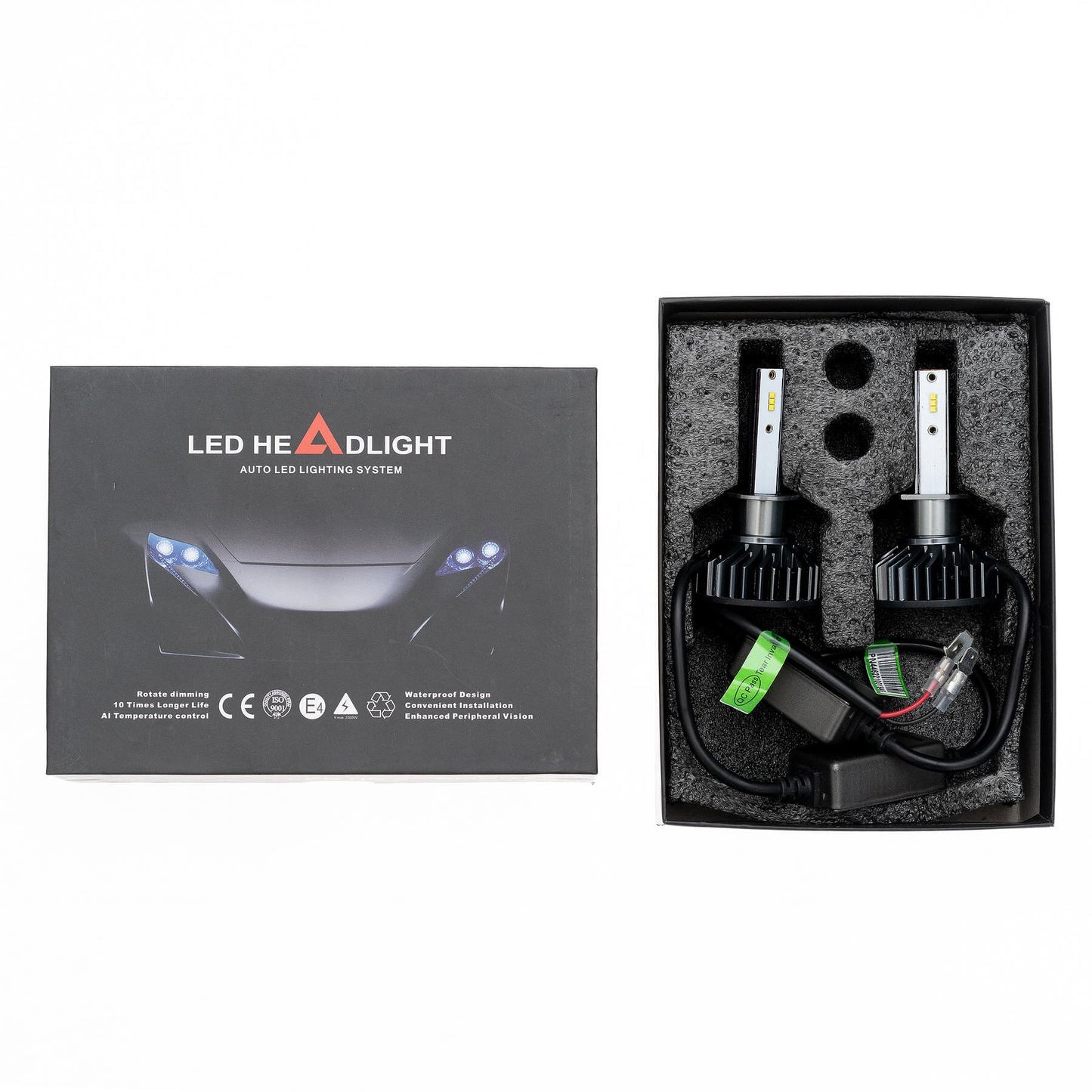 LED крушки P8 15 000lm - Комплект с Вентилатор