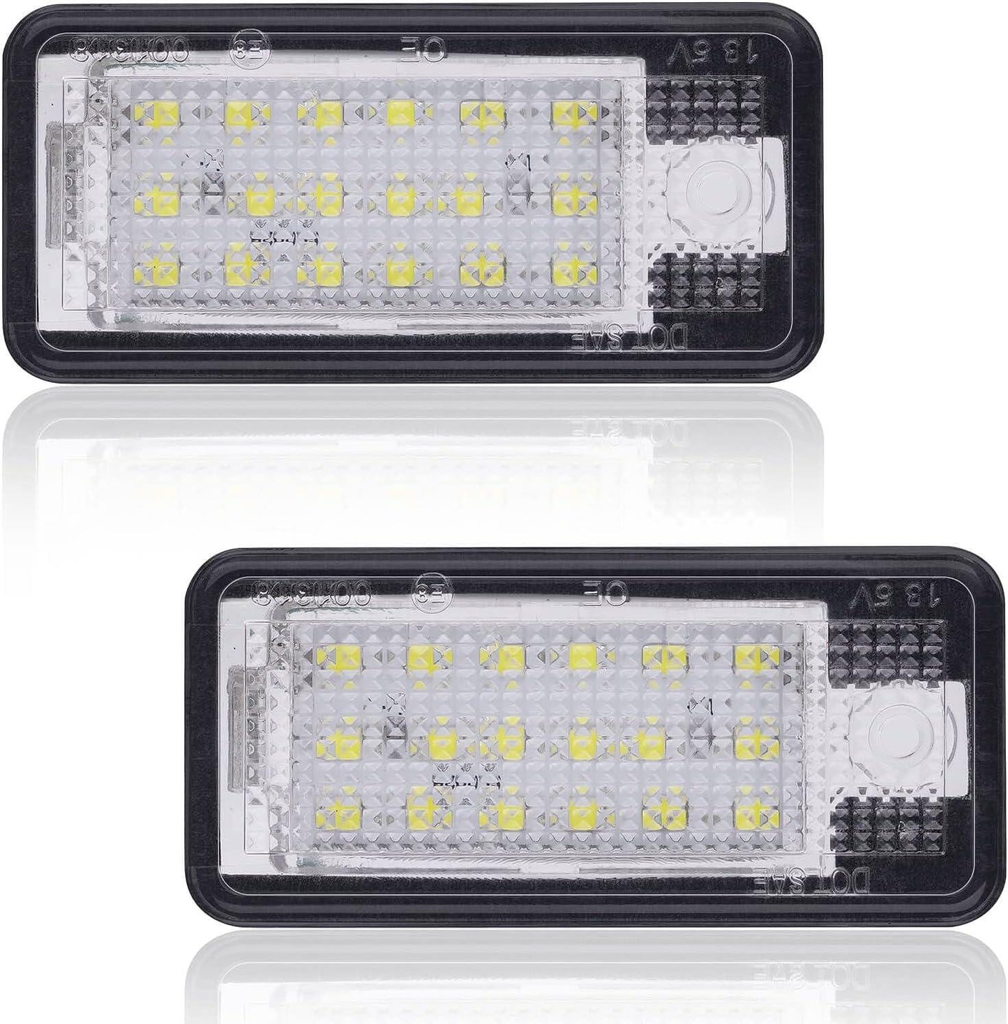 Led плафони за заден номер 6000К - Audi A3 8P A4 B6 B7 A6 A8 Q7