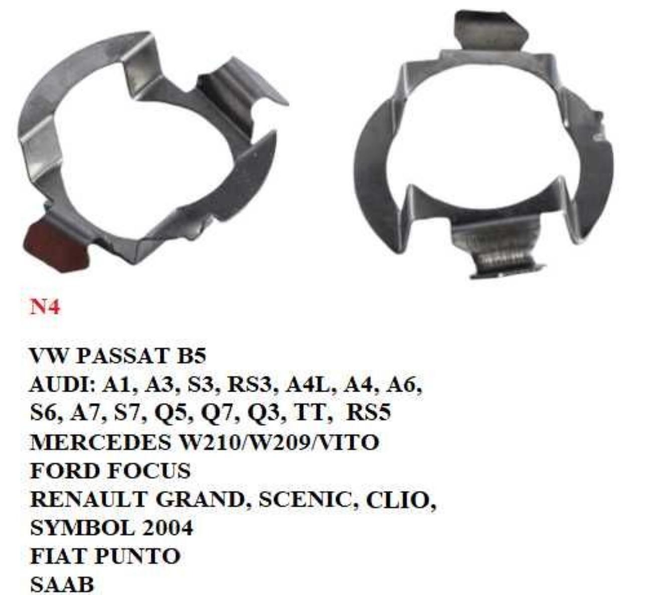 LED преходник 2 броя - VW, AUDI, OPEL, MERCEDES, FORD, RENAULT, FIAT, SAAB