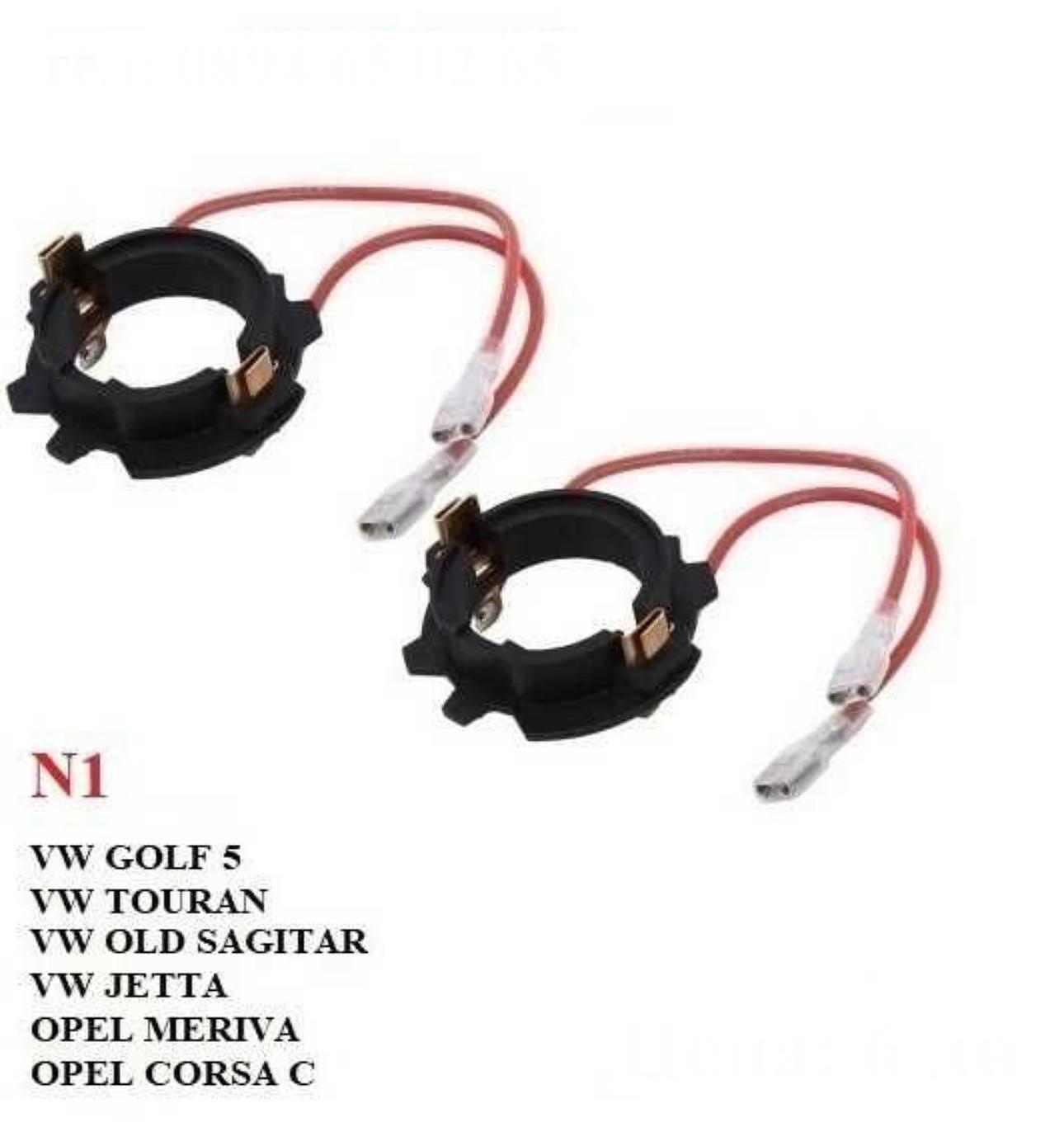 LED преходник 2 броя - VW GOLF 5 TOURAN CADDY SAGITAR JETTA, OPEL MERIVA CORSA C