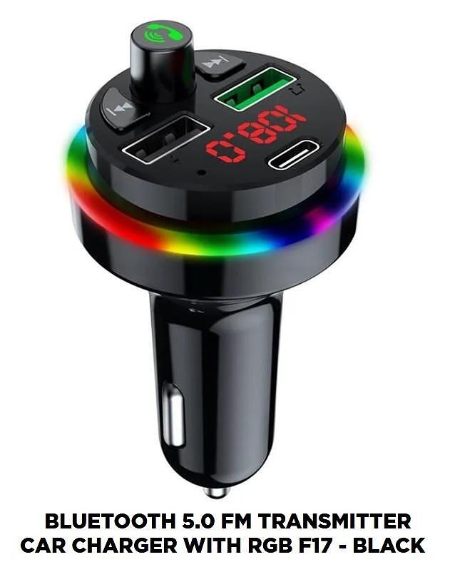 FM Трансмитер LED Bluetooth 12-24V