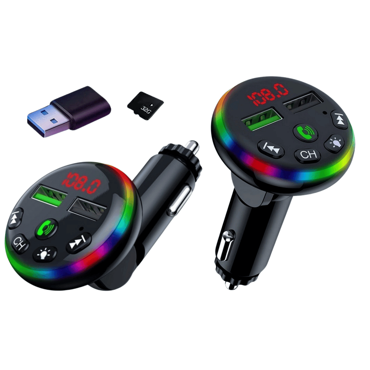 FM Трансмитер DUST - Bluetooth 12-24V