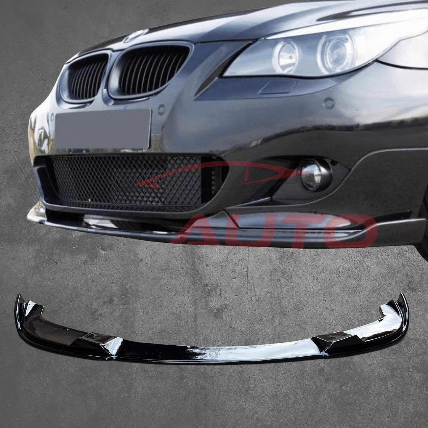 M Техник преден лип спойлер за BMW E60 E61 – лесен монтаж, спортна визия