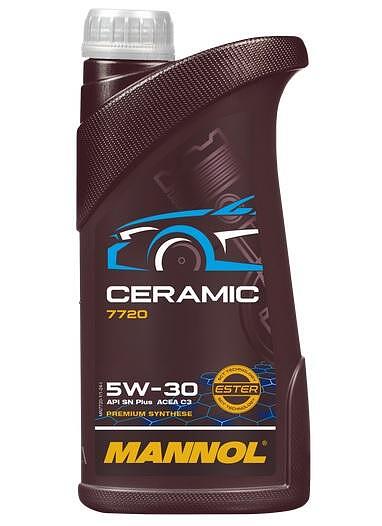 Масло MANNOL- 5W30 -CERAMIC Full Synthetic 1л.