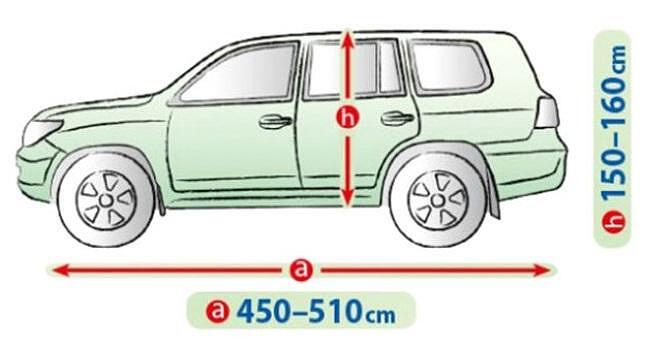 Покривало Kegel Mobile - размер 450-510см - Suv XL