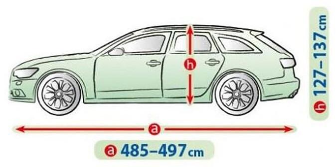 Покривало Kegel Mobile - размер 485-497cm Combi XXL