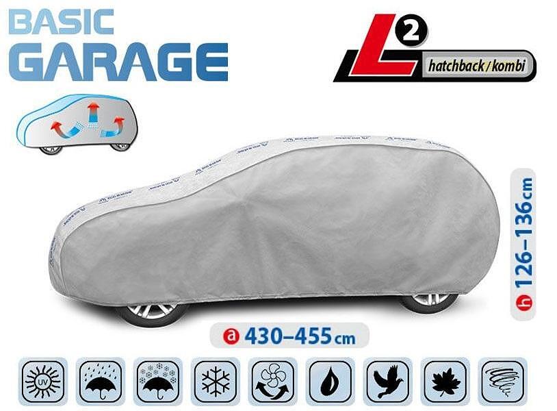 Покривало Kegel Basic Garage XL- 430-455см (сиво)