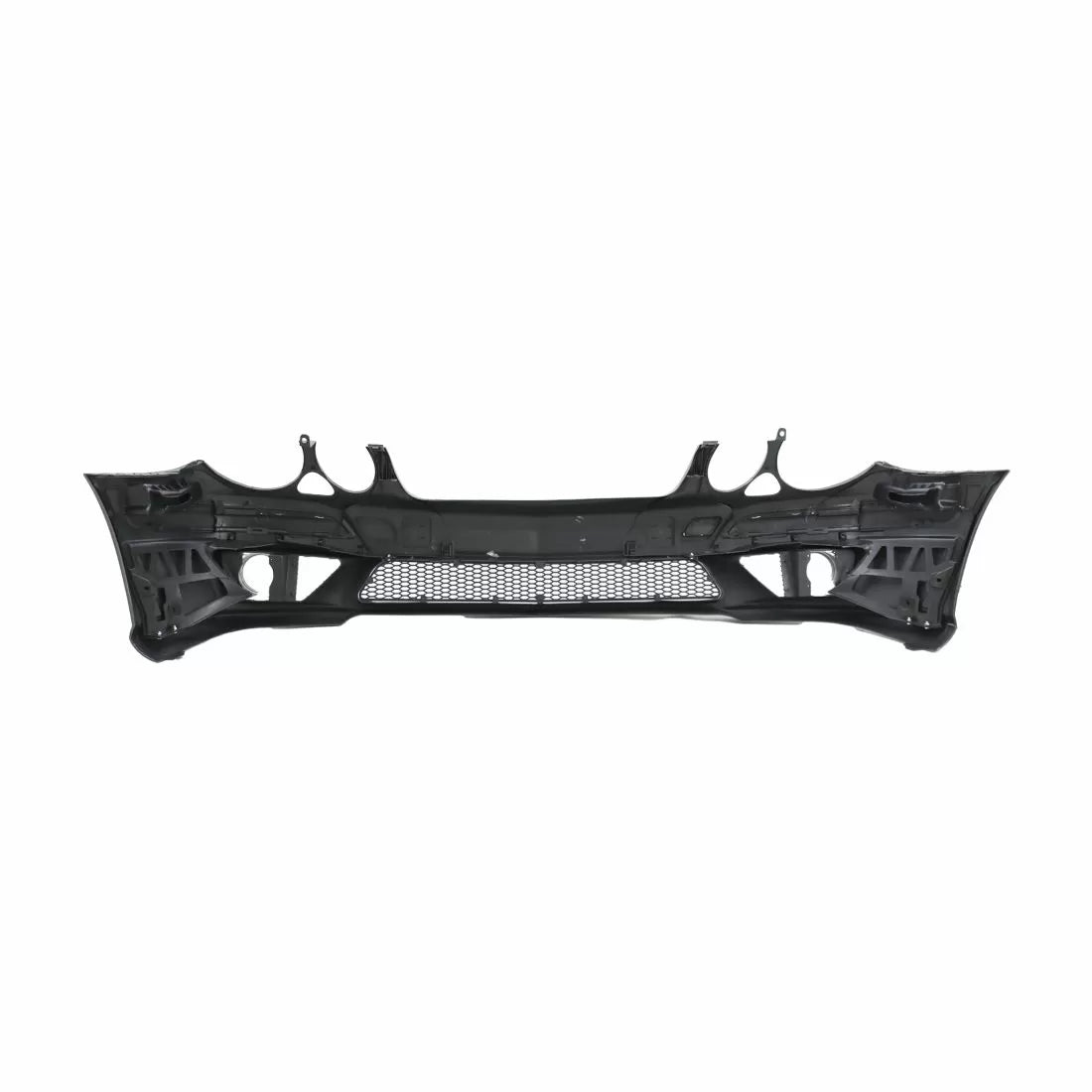 Предна броня за Mercedes W211 E-Class (2006-2009) - AMG Design с LED светлини