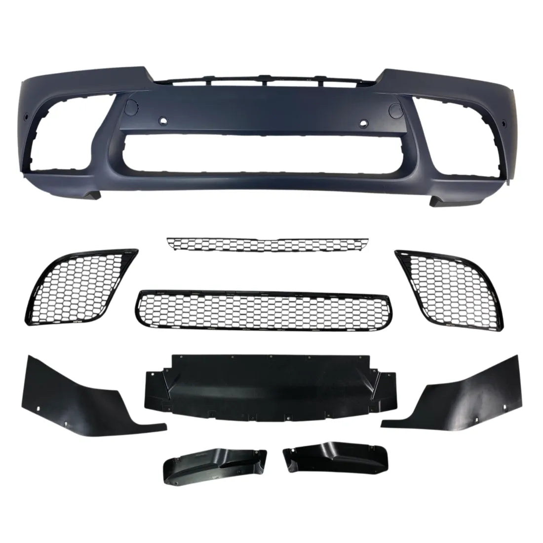 Предна M-Tech броня за BMW X6 E71 (2007-2014) с широки сплитери
