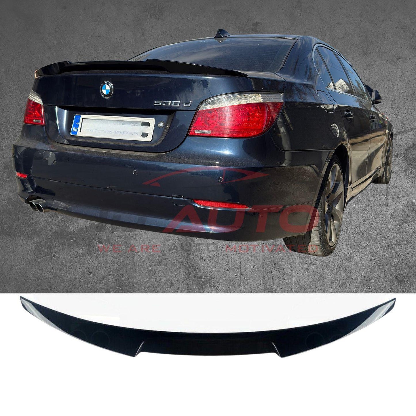 Спойлер лип за багажник на BMW E60 - M4 Дизайн