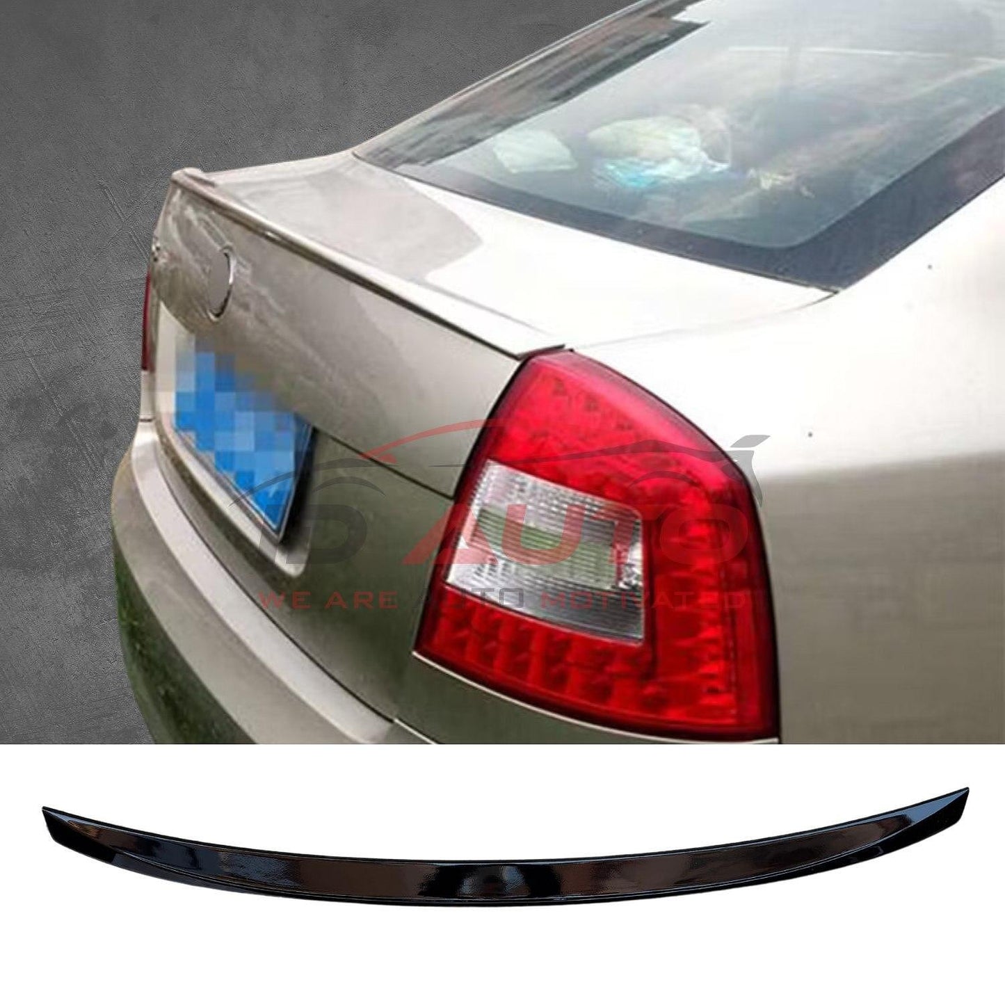 Спойлер лип за багажник - Skoda Octavia (2006-2014) Черен гланц