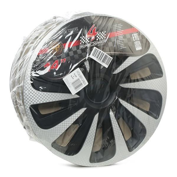 Тасове Argo Caliber Carbon Silver Black 14" - 4бр к-т