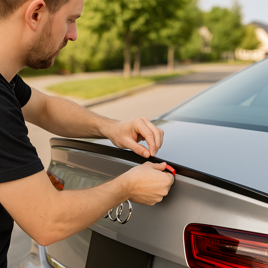 Как да монтираш спойлер правилно, за да не падне след време