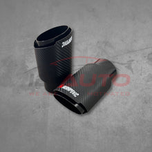 Накрайник за ауспух - черен - 1бр. - 76мм на фи60мм