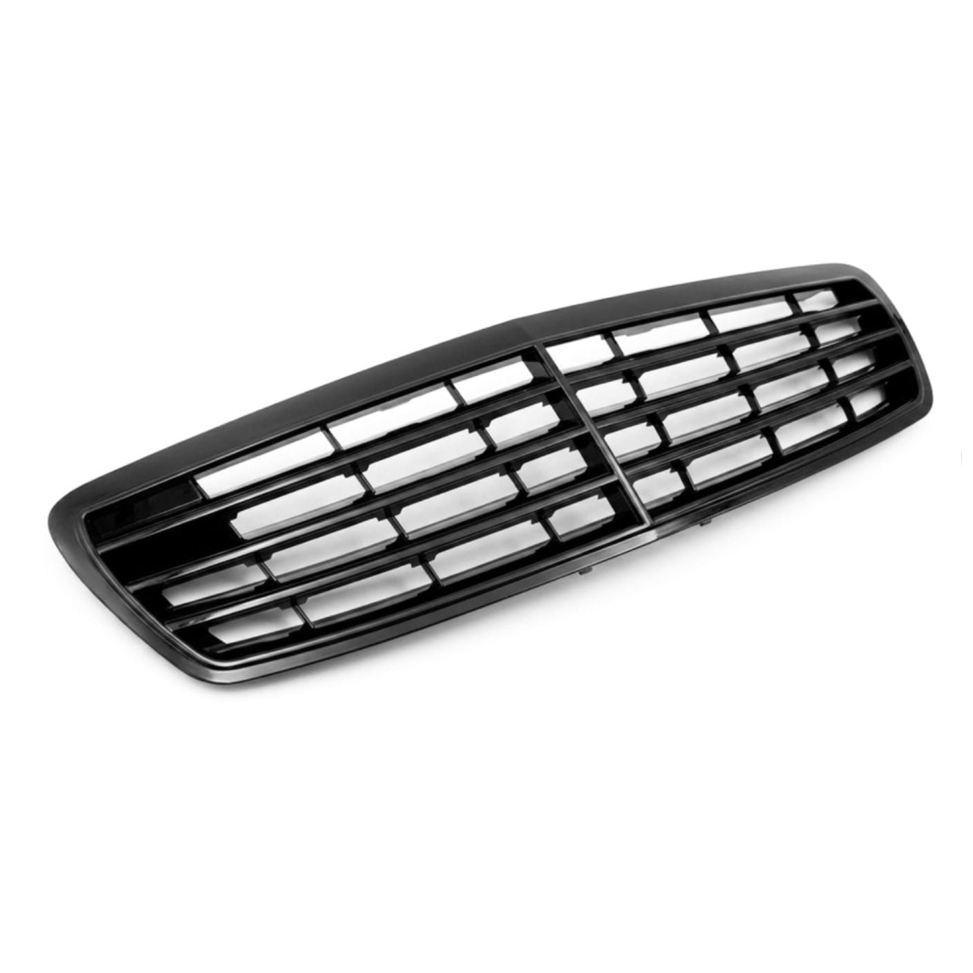 Черна решетка за Mercedes E-Class W211 (2002-2006) Преди Фейслифт – Gloss Black