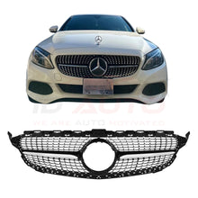 Диамантена решетка хром/черна за Mercedes C-Class W205 (2014–2020) – седан, комби, купе