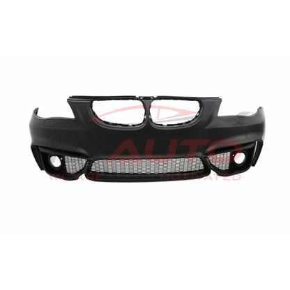 Предна броня за BMW E60/E61 (2003–2010) – M4 дизайн, с отвори за халогени