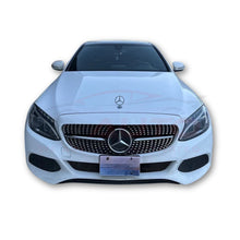 Диамантена решетка хром/черна за Mercedes C-Class W205 (2014–2020) – седан, комби, купе
