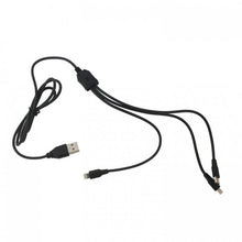 Универсално USB зарядно за кола с два порта и USB кабел 3 в 1 2011