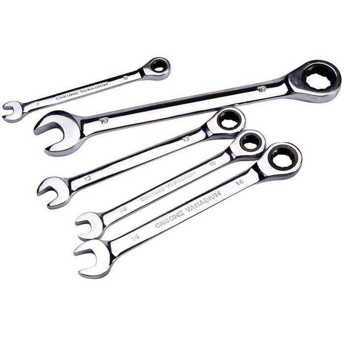 Ключ гаечен с тресчотка 8-19мм - 2441