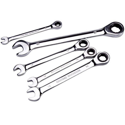 Ключ гаечен с тресчотка 8-19мм - 2441