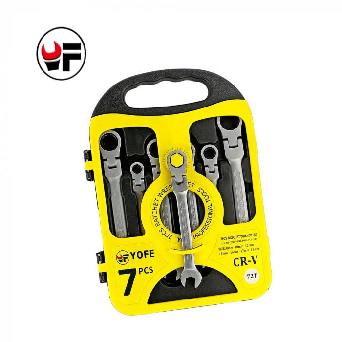 Ключ гаечен с тресчотка и чупещо рамо - 2273