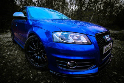 Преден лип за Audi A3 8P (2004–2013) – черен гланц