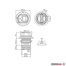 Ключ маса 12-24V 06-027