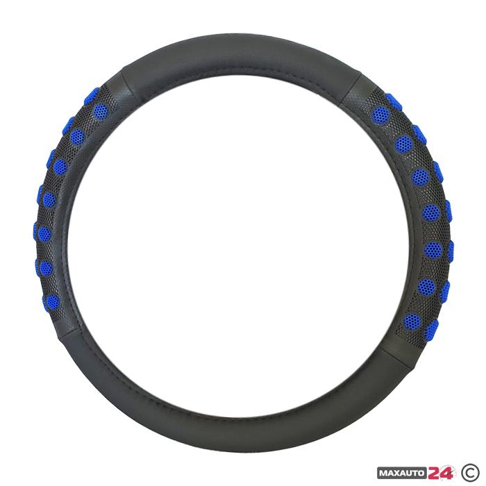Калъф за волан - 1090 - 38cm - със синьо