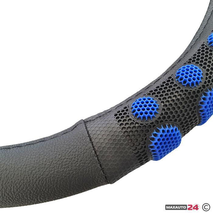 Калъф за волан - 1090 - 38cm - със синьо