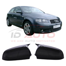 Капаци за огледала Batman Style за Audi A3 8P (2003-2012) черни