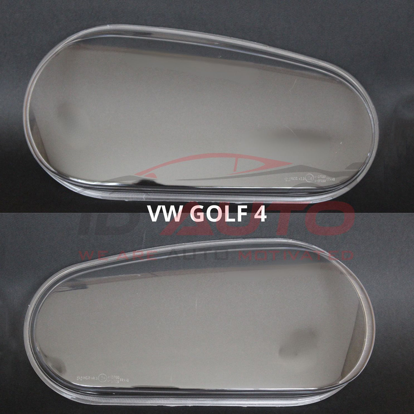 Стъкла / капаци за фарове – VW Golf 4 (1997–2003) – комплект