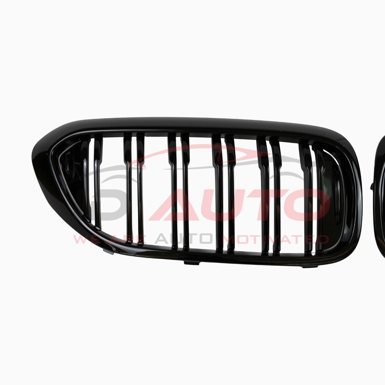 Двойни бъбреци (решетки) за BMW G30 / G31 Преди фейс(17–20) – M дизайн, Черен гланц