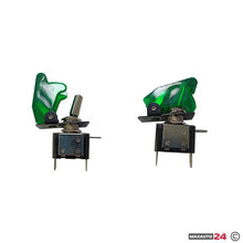 Копче електрическо зелено с диод - 1702