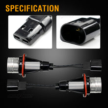 LED крушки Angel Eyes 12V/24V бяла светлина за BMW – Canbus, без грешки