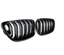Двойни Бъбреци за BMW F22 F23 F24 F27 2012г.-2018г. Черен Гланц Лак