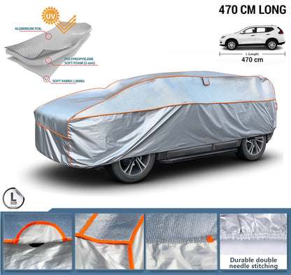 Покривало Против Градушка за SUV/Джип размер L с дължина 470x178x120 см – 5мм Защита от Градушка, Дъжд, Сняг и UV Лъчи