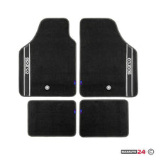 Универсални мокетни стелки Sparco - 03763BNR с черно