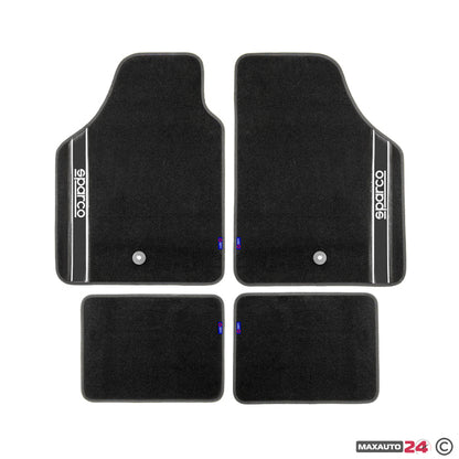 Универсални мокетни стелки Sparco - 03763BNR с черно