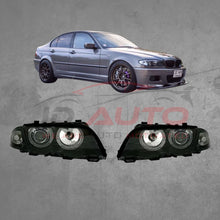 Комплект кристални фарове за BMW E46 седан (1998-2001) - черни
