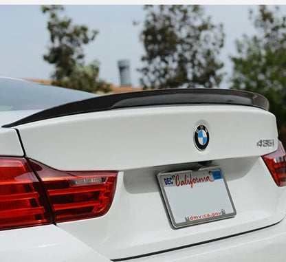 Спойлер за BMW F36 Gran Coupe (2014–2020) – Заден лип спойлер Черен гланц