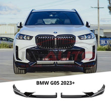 Преден лип спойлер за BMW X5 G05 LCI (2023+) M Sport – черен гланц
