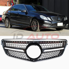 Решетка за Mercedes E-Class W212 (2009–2013) – Diamond черен гланц