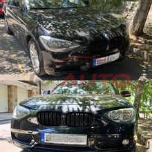 Тунинг двойни решетки (бъбреци) за BMW F20/F21 (2011–2014) – черен лак