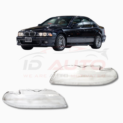 Комплект стъкла, капаци за фарове BMW E39 – ляво + дясно (2 броя)