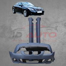 M пакет брони за BMW E60 фейс (2008 - 2011) – M-Technik комплект предна и задна броня + прагове, mtech