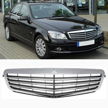 Стандартна хром решетка за Mercedes C-Class W204 (2007–2011) преди фейслифт