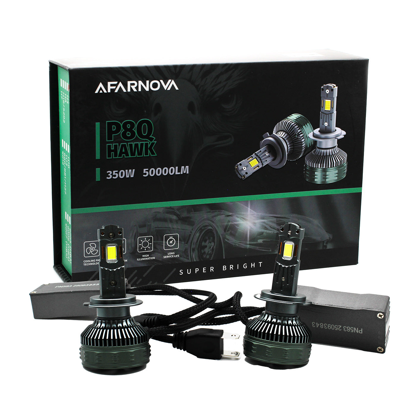 LED крушки 160W – 50 000lm, 6000K бяла светлина, Canbus (2бр.)