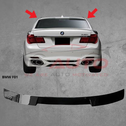 Спойлер за заден капак BMW 7 Series F01 (2008–2015) – AC Schnitzer Style, черен гланц
