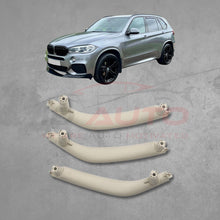 Бежови интериорни дръжки за BMW X5 F15 / X6 F16 (2013–2019) – комплект